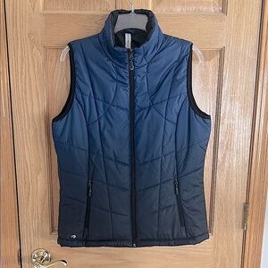 Ideology - Dark Blue Puffer Quilted Vest - Medium
